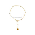 New Arrival Simple 14K Gold Jewelry Solid Yellow Gold Lab Diamond Bracelet for Girl