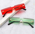 2025 Trendy Rimless Mens Sunglasses Diamond Vintage Eyeglasses Retro Rimless Eyeglasses for Women Sunglasses