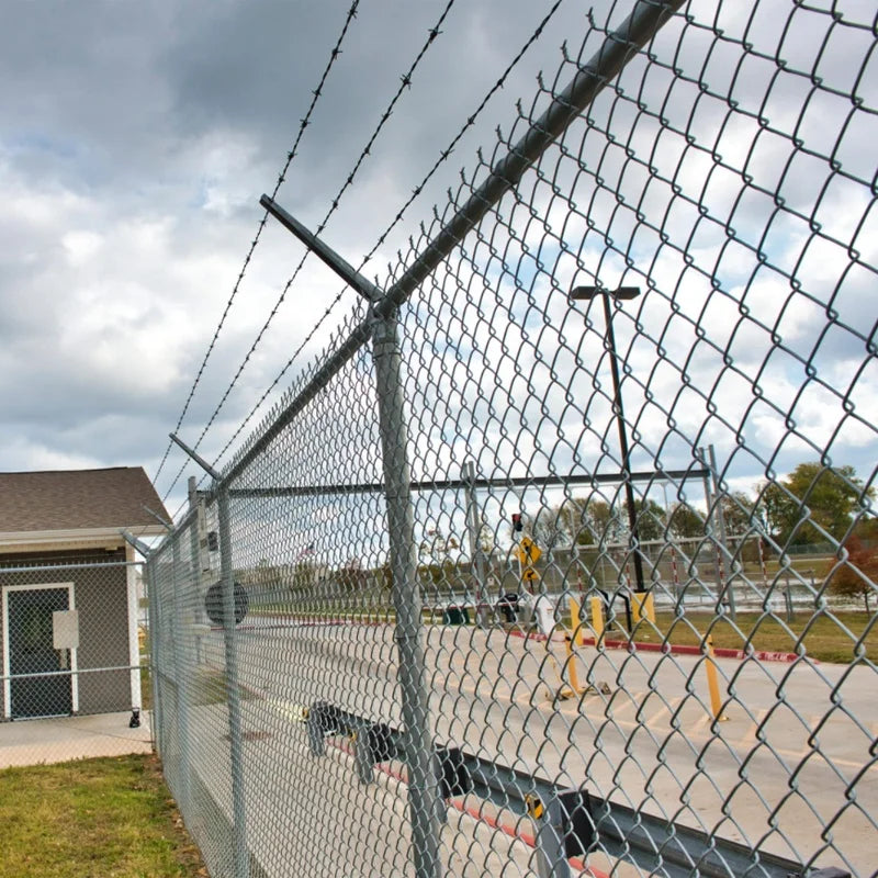 Heavy Duty 2''x2'' Galvanized 9 Gauge Wire Mesh Diamond Chain Link Fence 50ft Long X 8ft Tall 3D Modeling Eco-Friendly Features