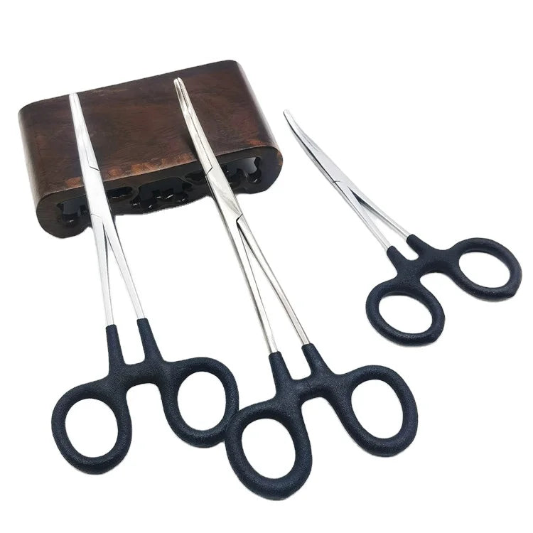 Bent Nose Stainless Steel Fishing Pliers Multi Hook Remover Pliers Lure Fishing Tackle Tools Straight Jaw Plier Fishing Forceps