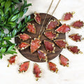 Casual Jewelry Handmade Charm Pendant Rose Quartz Amethyst Stone Arrowhead Pendant Women Gift