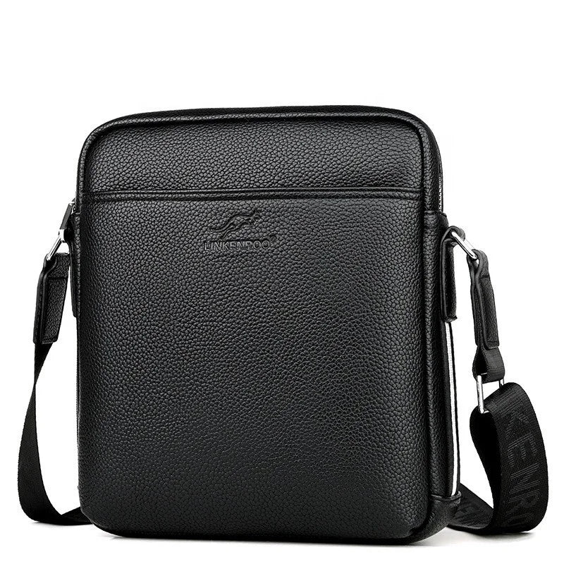 2022 Custom Messenger Bags Crossbody Sling Bag PU Leather Branded Small Shoulder Bag for Men