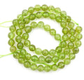 Green Peridot Gemstone Loose Beads Natural Round 2mm 3mm Crystal Energy Stone Power for Jewelry Making