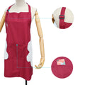 Adjustable Cross Body Cotton BIB Apron with Rubbing Towel Patch for Kitchen Cooking Durable and Washable Kitchen Cleaning Kit