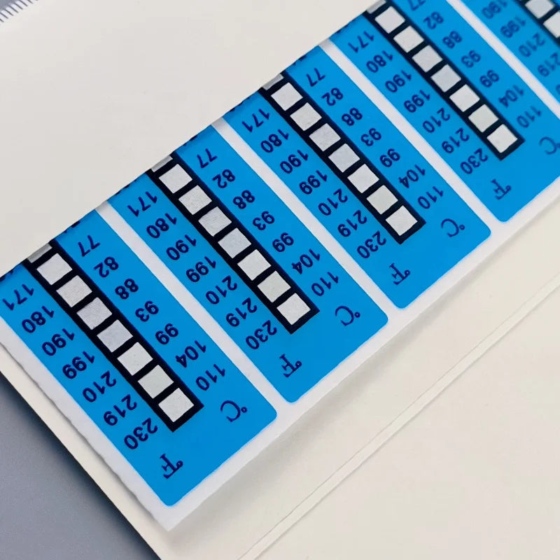 Stickers Waterproof Thermometer Sticker Testing Strip Color Changing Heat Press Test Children's Thermometers Temperature Label