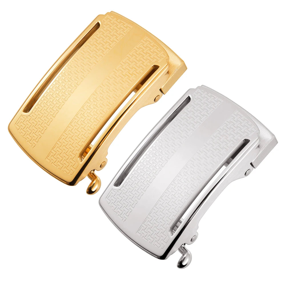 LY36-61675 OEM Custom Logo Automatic Steel Men's Leather Designer Belt Buckle