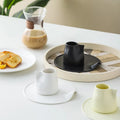 Factory Hot Sale Nordic Ins Style Eco-Friendly Porcelain Coffee Mug and Saucer Novelty Party Use