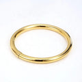 Fashion Stainless Steel Bangle Gold Plated Antique Classic Hollow Out Cuff Bangles Women MegaBDM