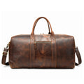 2023 RTS Luxury Large Capacity Vintage Crazy-horse Leather Weekender Travel Duffel Bag Strong Waterproof Durable Outdoor Gym MegaBDM
