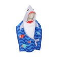 Custom Microfiber Kids Beach Towel Wearable Summer Poncho Design Cartoon Hood Absorbent Bath Outdoor Towel for Children Bathroom