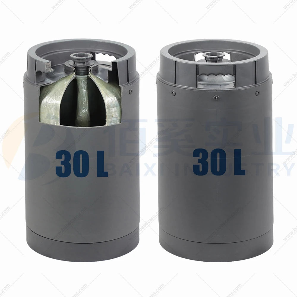 30 Litre  Reusable Safe Plastic Beer Kegs Barrels