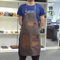 The Whole Cowhide Work Apron Is Waterproof and Oily