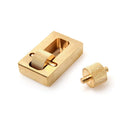 Repair Leather Edge Treatment and Quick Edge Sealing of Copper Mini Edge Oil Box and Oil Hopper Manual Diy Oil Saving Side Box