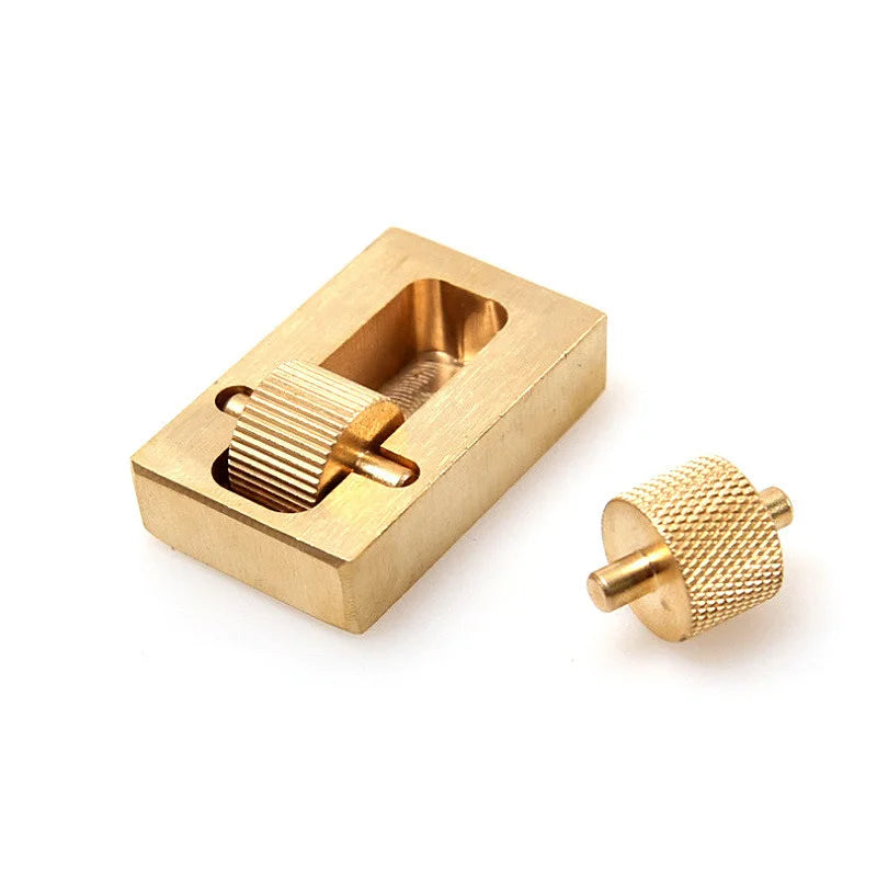 Repair Leather Edge Treatment and Quick Edge Sealing of Copper Mini Edge Oil Box and Oil Hopper Manual Diy Oil Saving Side Box