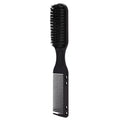 Gmagic Black Silver Gold ABS Nylon Beard Styling Brush Professional Shave Beard Brush Barber Double-sided Comb Brush