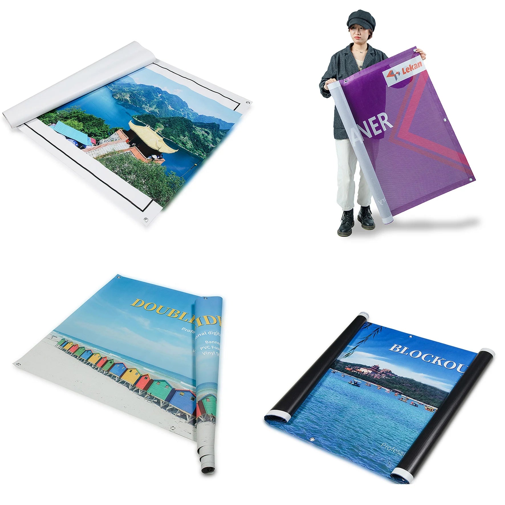 Durable Waterproof Wholesale 13OZ Any Size Mesh Fabric Vinyl Fence Banners Outdoor Advertising Custom PVC Vinyl Banner