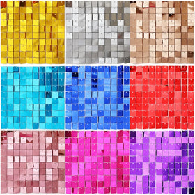 30cm Sequin Wall Panels Photo Background Backdrop Wedding Pary Decorations