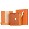 Soft Cover A5 Cute Spiral Customized Business logo School Paper Leather Hardcover Diary Journal Notebook Gift Set with Pen
