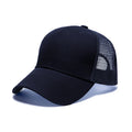 Wholesale Custom Logo Cotton 5 Panel Embroidery Solid Color Gorras Curved Brim Baseball Cap 6 Panel Blank Mesh Trucker Hat