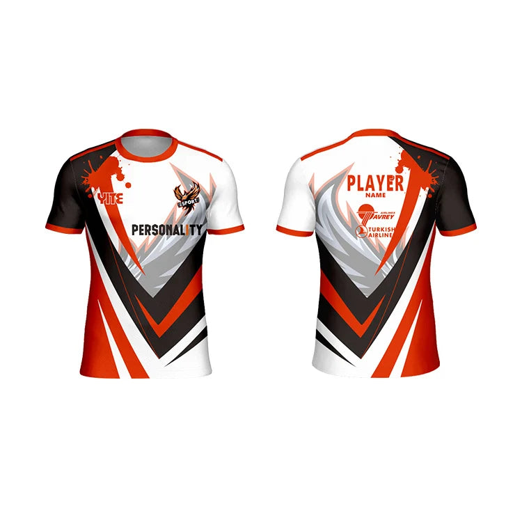2022 New Design E-sports Jersey Men Quick Dry Gaming T Shirt Men Quick Dry Gaming T Shirt