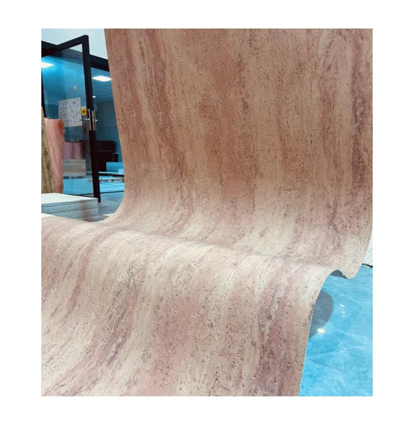 Modern Design Flexible Green Travertine Wall Cladding Flexi Clay MCM Ceramic Tile Bendable Sheet for Villa Modified Rough Clay