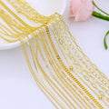 DEE.LUN DIY Jewelry Chain 18K Gold Plated Brass Irregular Shape Necklace Bracelet & Earrings Chain for Jewelry Making