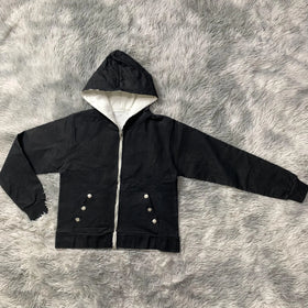 DENIMGUYS Custom High-Quality Vintage Fashion Street Made Old Waxed Coat Men's Loose Workwear Jacket
