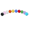 Small 2mm 3mm 4mm 5mmm 6mm 8mm 10mm Clear Sphere Mini Soild Color Glass Crystal Ball