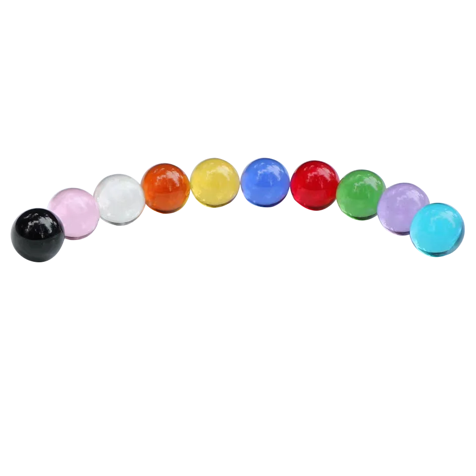 Small 2mm 3mm 4mm 5mmm 6mm 8mm 10mm Clear Sphere Mini Soild Color Glass Crystal Ball