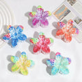 New Hot Mori Fresh Creative Gradient Color Lily Grab Clip European-American Style Plastic Hair Clip Accessories