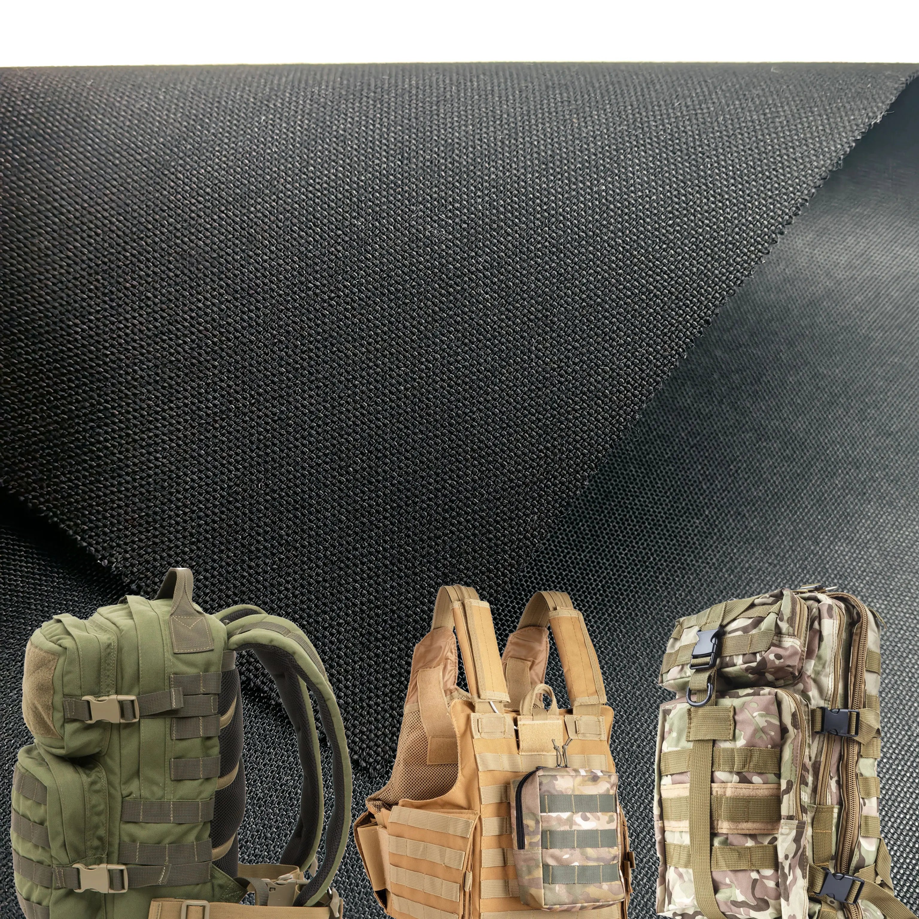 New 1000D Laminated Cordura Oxford Fabric PU Coated Woven Waterproof High-Durability Nylon 500D for Bags