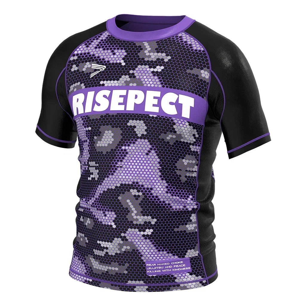 Premium Dropshipping Compression Shirts Men Rashguard Bjj Wholesale Sportswear for Men No Gi Print Gym Tops Jiujitsu Rashguard