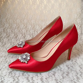 (22 Colors)Red Luxury Women Shoes High Heel 9cm