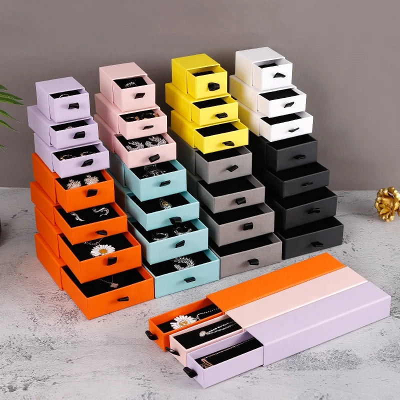 Cardboard Jewelry Boxes Wholesale Jewelry Box Packaging Luxury Fancy Gift Packaging Jewelry Box
