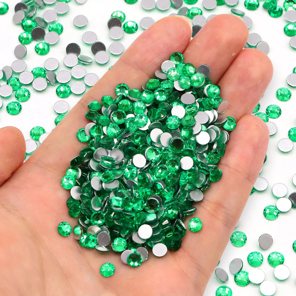 New 23th September  2024 New Design New Colors Wholesale Rhinestone Non Hotfix Flat Back Crystal Glass  for DIY Nail Clothing