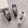 Europe New Arrival Simple Braided Handmade Bracelet Fashion Jewelry PU Leather Couple Bracelet for Men