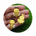 Latest Model Cartoon Bee Flatback Resin Cabochon Jewelry Supplies Making Accessories Scrapbooking DIY Cake Decor Crafts