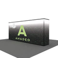6ft Modern Tool-Free Easy Install Aluminum Tube Tension Fabric LED Backlit Advertising Logo Print for Trade Show Exhibition
