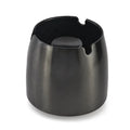 Best Selling Modern Smokeless Black Stainless Steel Ashtray with Easy Clean Stand for Home Office Use S/M/L Sizes