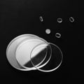 clear Borosilicate Glass Disc with Polished Edge Fire Resistant Toughened High Transparent Borosilicate Glass