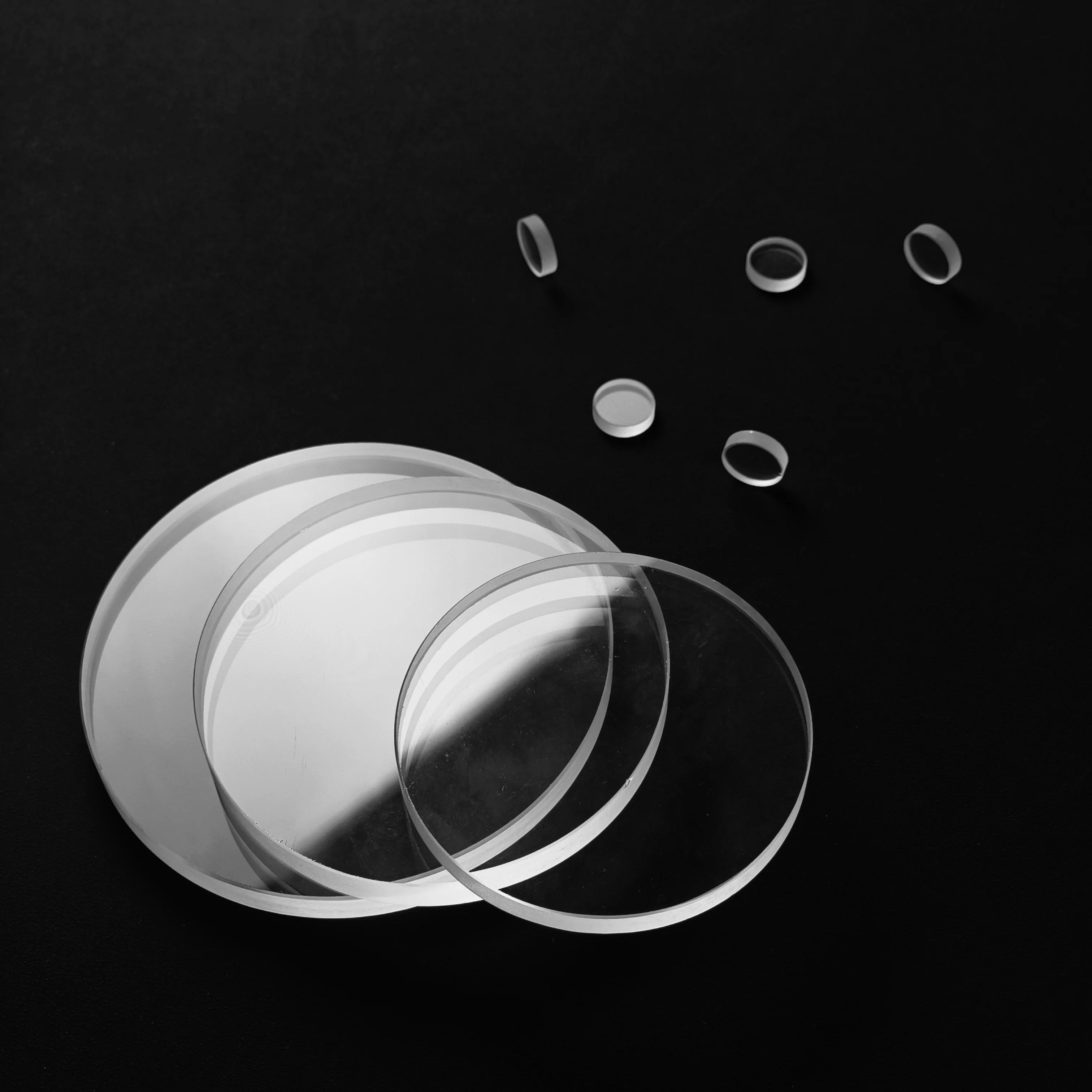 clear Borosilicate Glass Disc with Polished Edge Fire Resistant Toughened High Transparent Borosilicate Glass