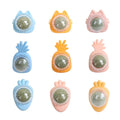 Cat Chewing Treat Ball Catnip Licking Toy Cute Cat Teething Refresh Mouth Breath Toy