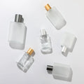 Classic Matt Frost Glaze Luxury Mist Spray Crimp Cap 30ml Wholesale Empty Glass Perfume Bottle