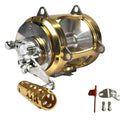Drag Power Trolling Reel 2 Speed Offshore Boat Big Game Reel Full Metal Saltwater Fishing Game Reels