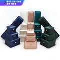 Wholesales High End Luxury Royal Crown PU Leather Flip Gift Package Necklace Earrings Ring Pendant Bracelet Jewelry Boxes