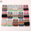 QIYUE Cheap and Wholesale Fashionable Colorful Cloth Women's Hair Scrunchies High Elastic Simple Hair Ties