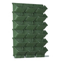 Stackable Pot Vertical Green Wall Drip Irrigation System Hanging Flower Pots Planters Plastic Modern Garden Hanging Wall