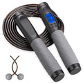 Adjustable PVC Digital Smart Jump Rope Heavy Weighted Cordless Speed Skipping Exercise Boxing Fitness Training Tool