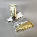 50ml 50g Cosmetic Soft Tube Dispensing Bottle Sunscreen Isolation Cream BB Lotion Brushed Gold/Silver Plastic Packaging Stocked