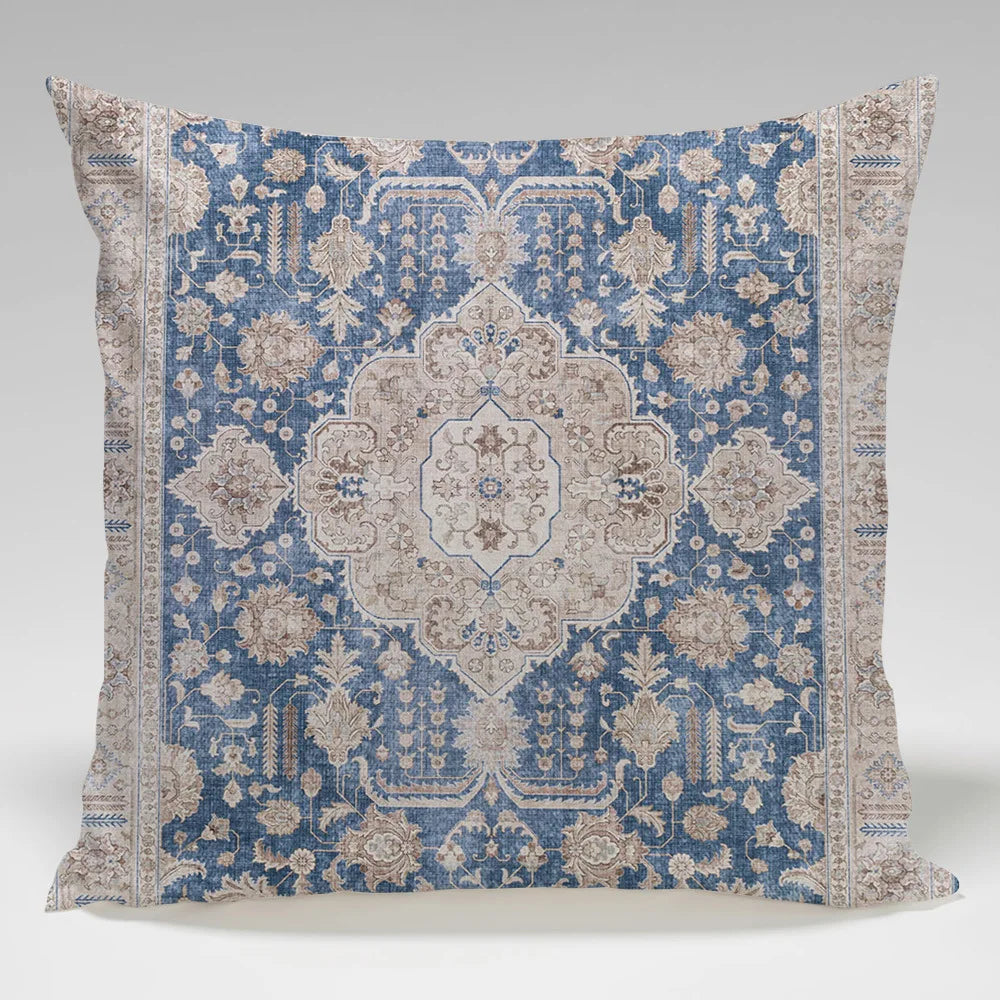 Amity Morocco Turkish Printing Throw Pillow Covers Indian Square 18x18 Cushion Cover Moroccan Mexican Pillow Cases